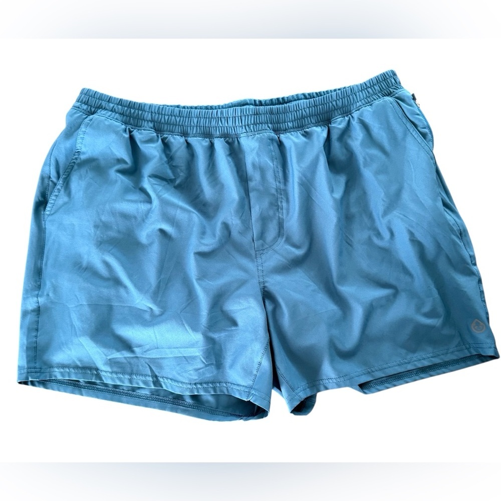 Tasc Performance Mens Blue Stretch Casual Athletic Shorts XXL 5”